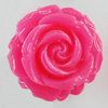 Resin Cabochons, No Hole Headwear & Costume Accessory, Flower 29mm, Sold by Bag