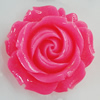 Resin Cabochons, No Hole Headwear & Costume Accessory, Flower 34mm, Sold by Bag