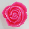 Resin Cabochons, No Hole Headwear & Costume Accessory, Flower 33mm, Sold by Bag
