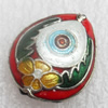 Cloisonne Beads, Teardrop, 17x20x8mm, Hole:Approx 1.5mm, Sold by PC