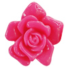 Resin Cabochons, No Hole Headwear & Costume Accessory, Flower 50x47mm, Sold by Bag