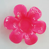 Resin Cabochons, No Hole Headwear & Costume Accessory, Flower 44mm, Sold by Bag