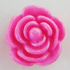 Resin Cabochons, No Hole Headwear & Costume Accessory, Flower 20mm, Sold by Bag