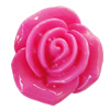 Resin Cabochons, No Hole Headwear & Costume Accessory, Flower 25x23mm, Sold by Bag