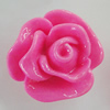 Resin Cabochons, No Hole Headwear & Costume Accessory, Flower 23x22mm, Sold by Bag