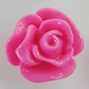 Resin Cabochons, No Hole Headwear & Costume Accessory, Flower 23x22mm, Sold by Bag