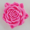 Resin Cabochons, No Hole Headwear & Costume Accessory, Flower 22mm, Sold by Bag