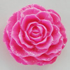 Resin Cabochons, No Hole Headwear & Costume Accessory, Flower 23mm, Sold by Bag