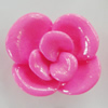 Resin Cabochons, No Hole Headwear & Costume Accessory, Flower 26x22mm, Sold by Bag