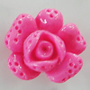 Resin Cabochons Setting, No Hole Headwear & Costume Accessory, Flower 26x23mm, Sold by Bag