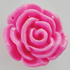 Resin Cabochons, No Hole Headwear & Costume Accessory, Flower 26x25mm, Sold by Bag
