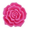 Resin Cabochons, No Hole Headwear & Costume Accessory, Flower 27mm, Sold by Bag