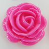 Resin Cabochons, No Hole Headwear & Costume Accessory, Flower 28mm, Sold by Bag