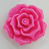 Resin Cabochons, No Hole Headwear & Costume Accessory, Flower 34x32mm, Sold by Bag