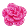 Resin Cabochons Setting, No Hole Headwear & Costume Accessory, Flower 33x31mm, Sold by Bag