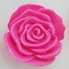 Resin Cabochons, No Hole Headwear & Costume Accessory, Flower 35mm, Sold by Bag