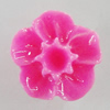 Resin Cabochons, No Hole Headwear & Costume Accessory, Flower 8mm, Sold by Bag