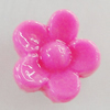 Resin Cabochons, No Hole Headwear & Costume Accessory, Flower 11mm, Sold by Bag