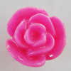 Resin Cabochons, No Hole Headwear & Costume Accessory, Flower 12mm, Sold by Bag