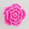 Resin Cabochons, No Hole Headwear & Costume Accessory, Flower 12mm, Sold by Bag