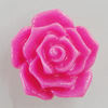 Resin Cabochons, No Hole Headwear & Costume Accessory, Flower 12mm, Sold by Bag