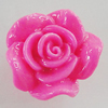 Resin Cabochons, No Hole Headwear & Costume Accessory, Flower 15x14mm, Sold by Bag