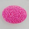 Resin Cabochons, No Hole Headwear & Costume Accessory, Flower 23x17mm, Sold by Bag