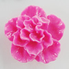 Resin Cabochons, No Hole Headwear & Costume Accessory, Flower 24mm, Sold by Bag