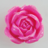 Resin Cabochons, No Hole Headwear & Costume Accessory, Flower 25mm, Sold by Bag