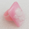 Resin Rings, Rectangle 36x24mm, Sold by Box