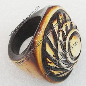 Resin Rings, Flat Round 31mm, Sold by Box