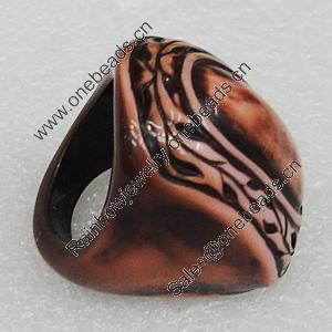 Resin Rings, 37x25mm, Sold by Box