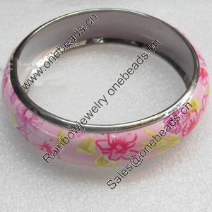 Iron Bracelet, width:21mm, Inner diameter:70mm, Outside diameter:83mm, Sold by Dozen