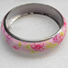 Iron Bracelet, width:21mm, Inner diameter:70mm, Outside diameter:83mm, Sold by Dozen