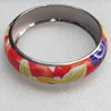 Iron Bracelet, width:21mm, Inner diameter:70mm, Outside diameter:83mm, Sold by Dozen