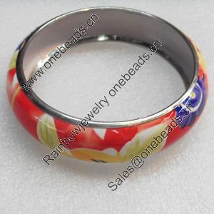 Iron Bracelet, width:21mm, Inner diameter:70mm, Outside diameter:83mm, Sold by Dozen