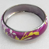Iron Bracelet, width:21mm, Inner diameter:70mm, Outside diameter:83mm, Sold by Dozen
