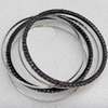 Iron Bracelet, width:3-4mm, Inner diameter:62mm, Outside diameter:70mm, Sold by Dozen