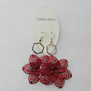 Iron Earrings, Flower 43mm, Sold by Group