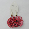 Iron Earrings, Flower 45mm, Sold by Group