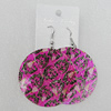 Shell Earrings, Flat Round 50mm, Sold by Group