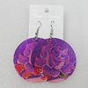 Shell Earrings, Flat Round 50mm, Sold by Group