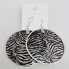 Shell Earrings, Flat Round 50mm, Sold by Group