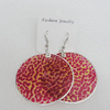 Shell Earrings, Flat Round 50mm, Sold by Group