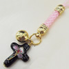 Mobile Decoration, Cloisonne, Length about:3.228-inch, Pendant width about:14mm, Sold by Strand