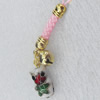 Mobile Decoration, Cloisonne, Length about:3.228-inch, Pendant width about:8mm, Sold by Strand