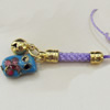 Mobile Decoration, Cloisonne, Length about:3.149-inch, Pendant width about:9mm, Sold by Strand