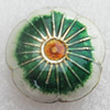 Cloisonne Beads, Flower, 19x7mm, Hole:Approx 1.5mm, Sold by PC