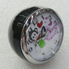 Fashional Watch, Metal Zinc Alloy, Decorations, Round 40mm, Sold by PC