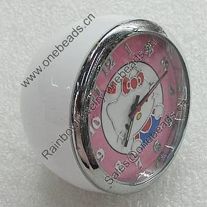 Fashional Watch, Metal Zinc Alloy, Decorations, Round 40mm, Sold by PC